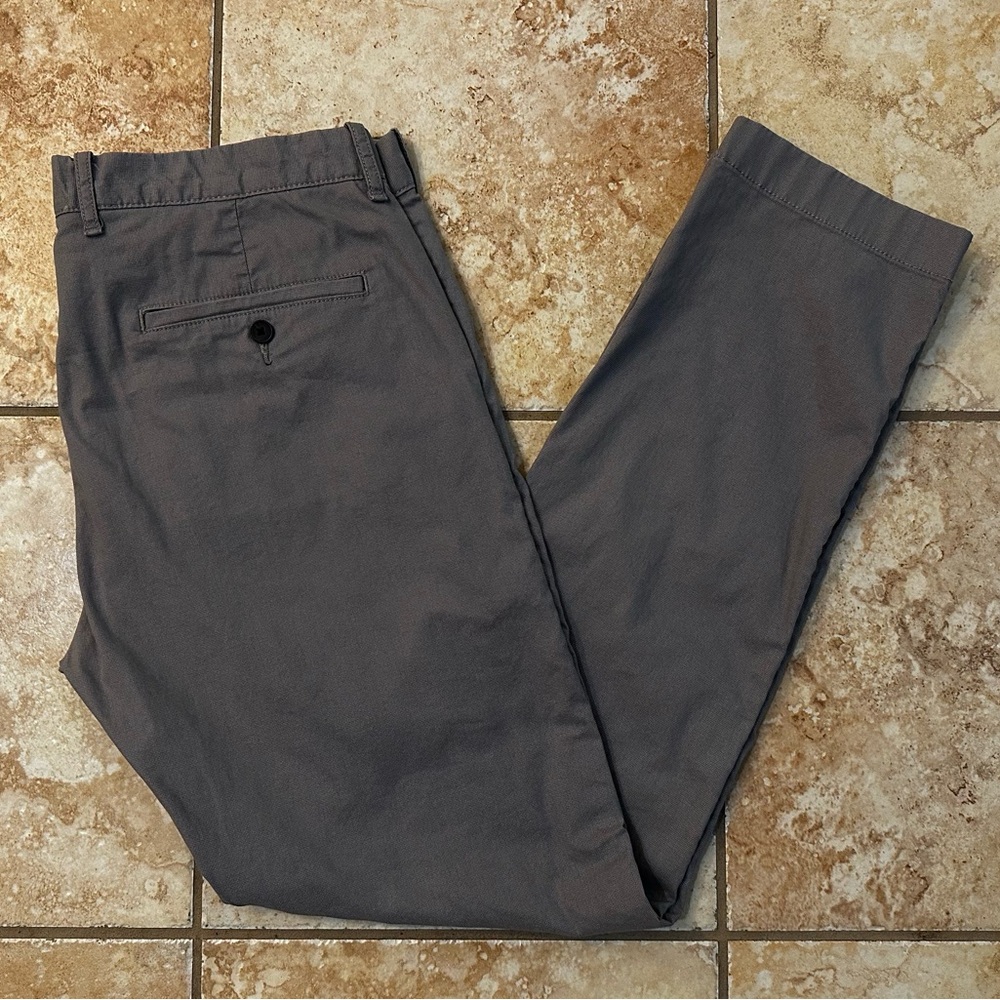 J. Crew |  Men’s Gray Slim Flex Pants Size W35 L32
